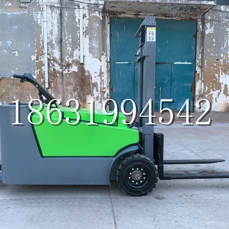 凭祥市小型电动叉车1吨2吨步行站驾式电瓶堆高充电装卸车液压升降车铲车